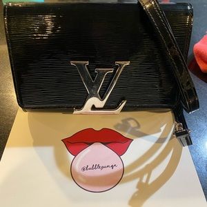 Authentic Louis Vuitton Shoulder Bag Electric Epi Leather Pm Clutch